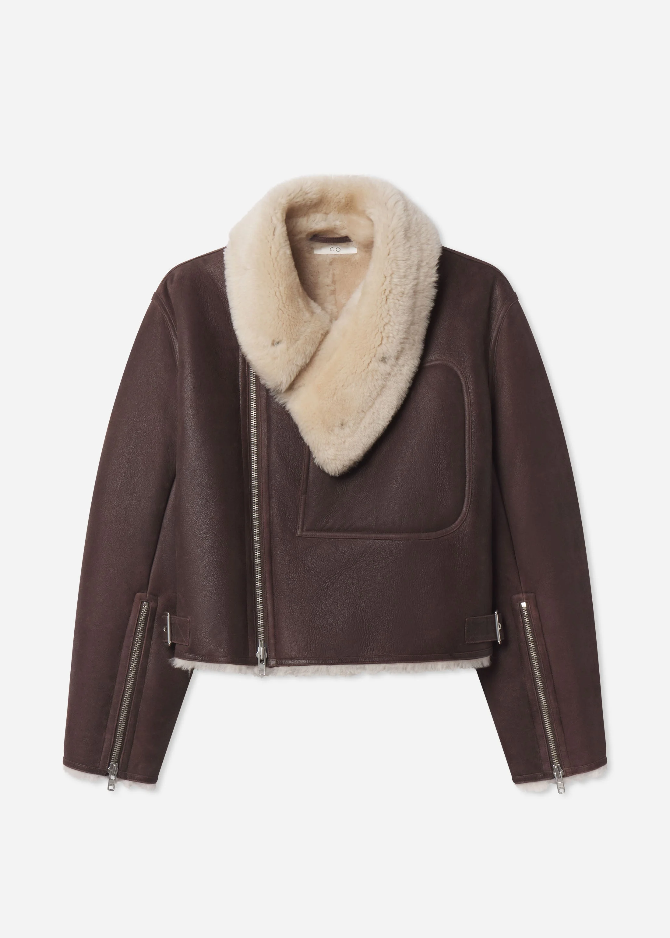 Oversized Shearling Coat - 1