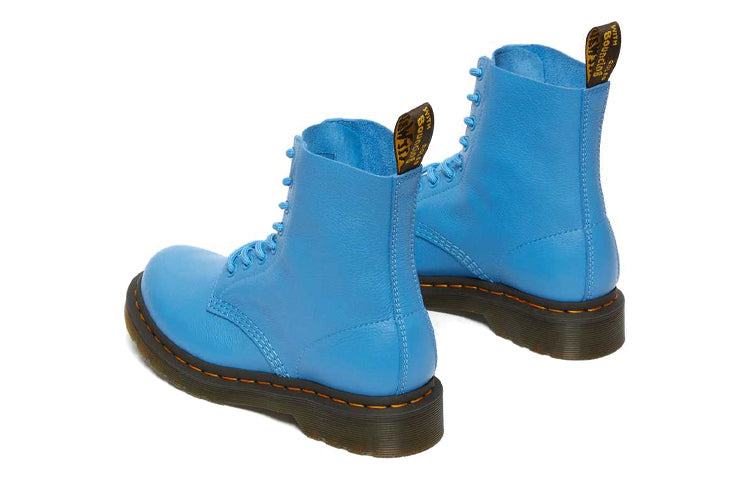 (WMNS) Dr. Martens 1460 Pascal Virginia Martin Boots Blue 26902416 - 5