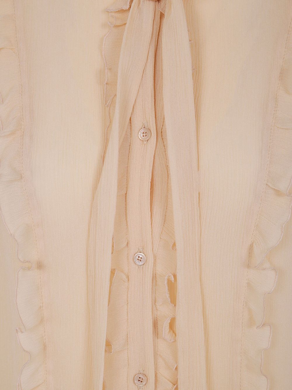 ruffled fitted blouse - 3