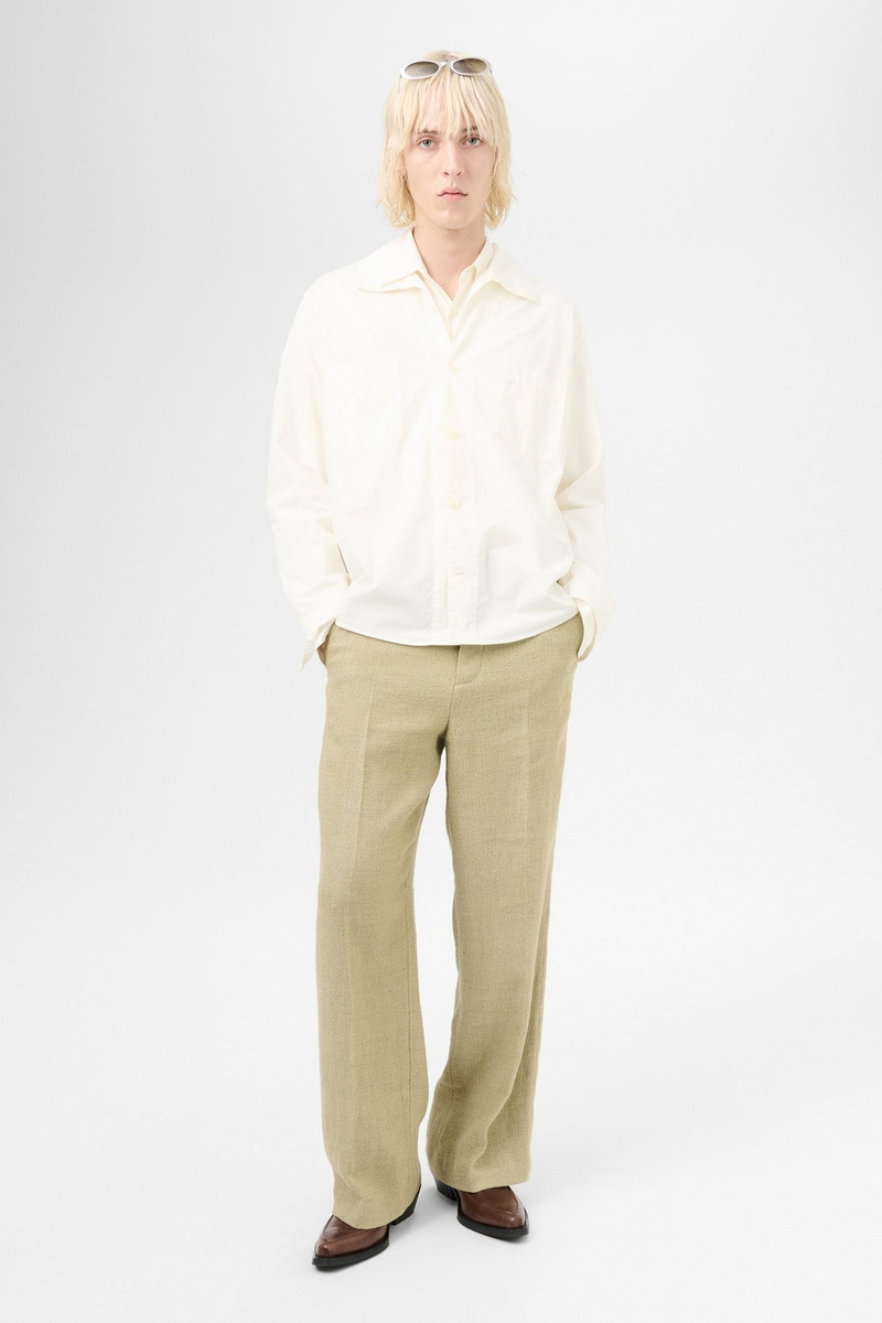 Our Legacy Funnel Shirt White Dense Poplin outlook