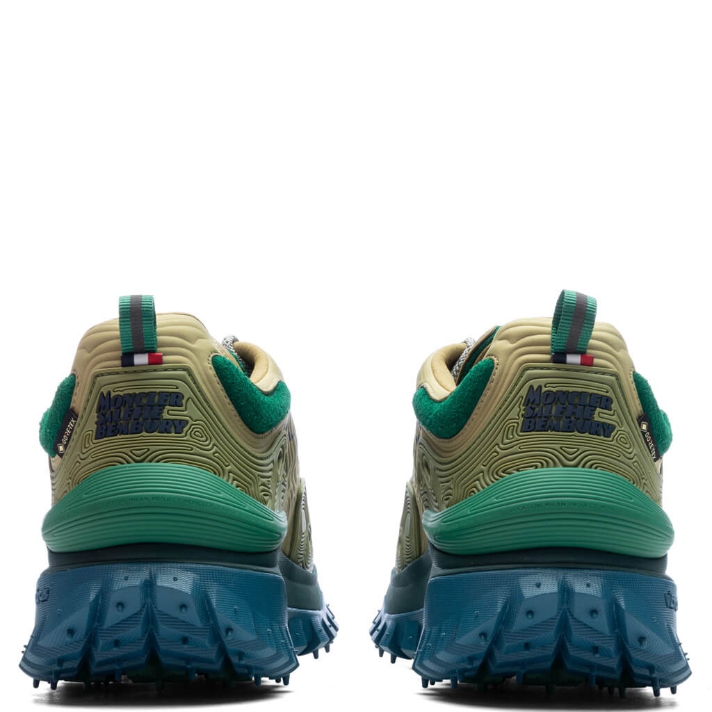 MONCLER GENIUS X SALEHE BEMBURY TRAILGRIP GRAIN SNEAKERS - BEIGE - 4