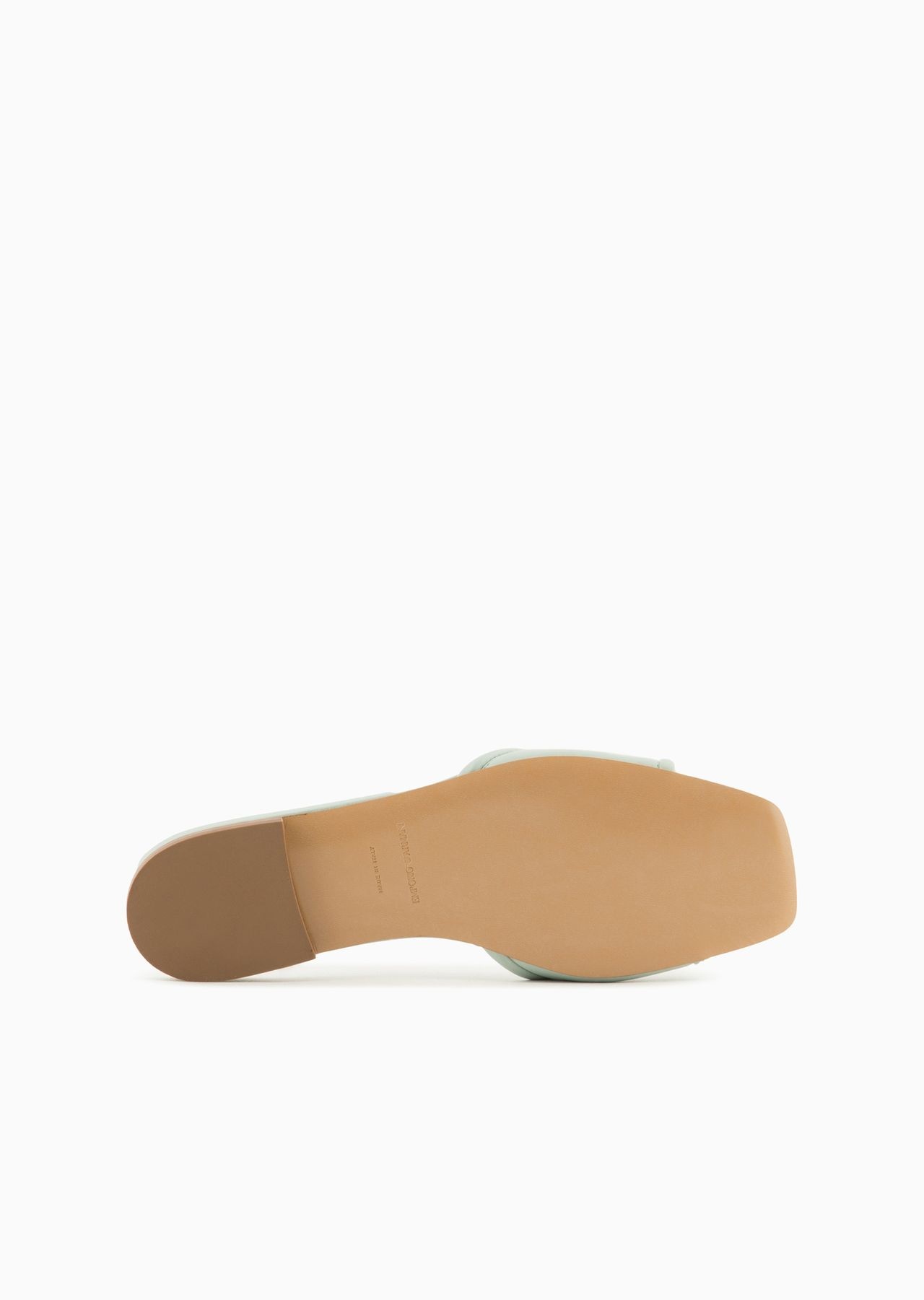 Nappa-leather sandals with EA logo - 6