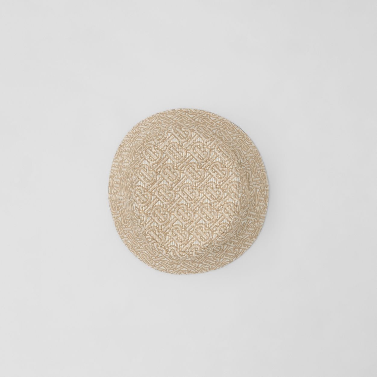 Embroidered Monogram Linen Cotton Bucket Hat - 5