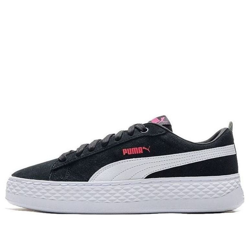 (WMNS) PUMA Smash Platform SD 'Black' 366488-12 - 1