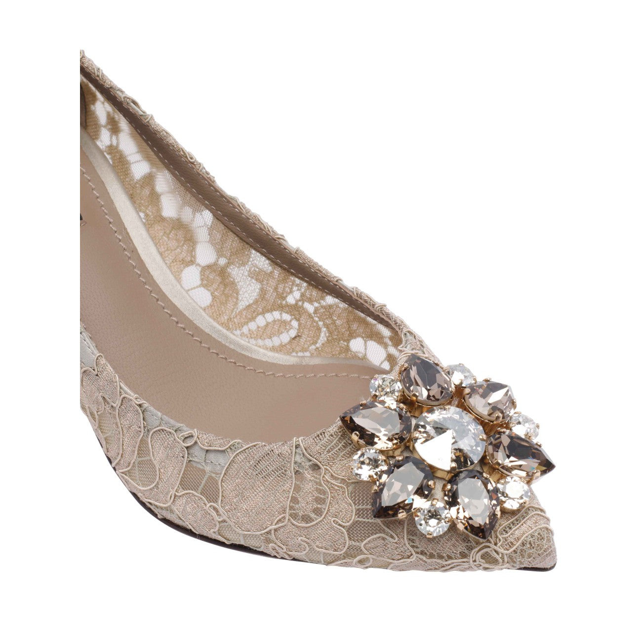 Dolce&Gabbana Women Lace Rainbow Pumps With Broche - 2