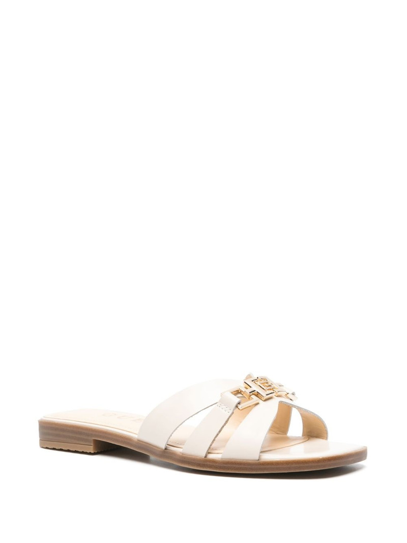 GUESS USA leather slides outlook