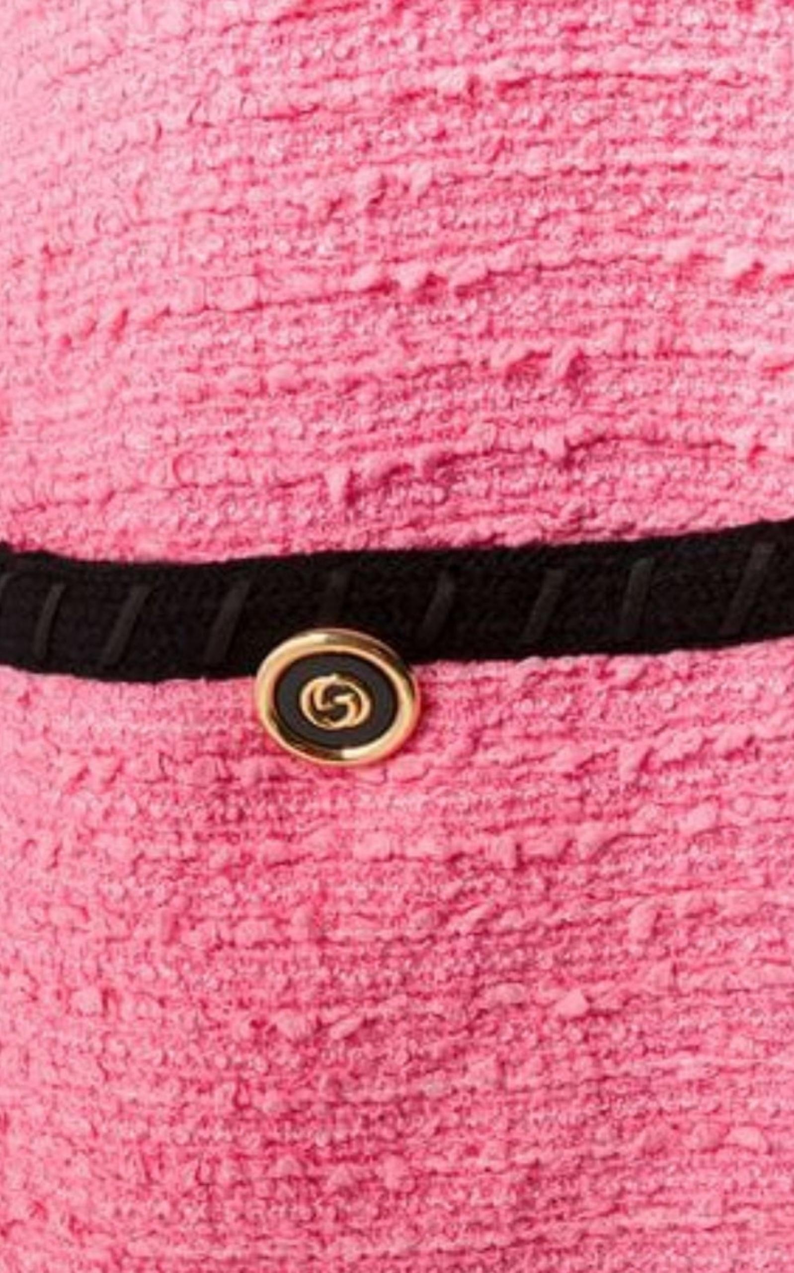 Wool Blend Pink Shift Dress - 5