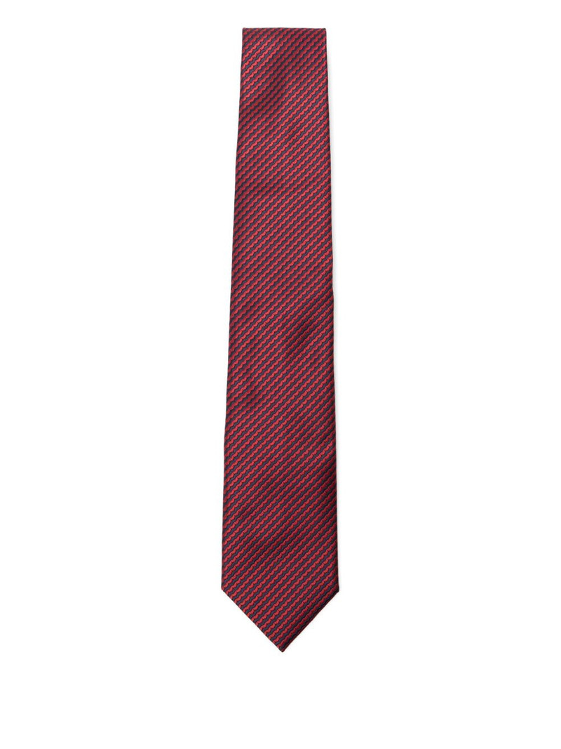 striped silk tie 1