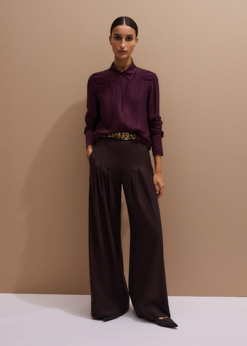Pleat Wide Pant 4