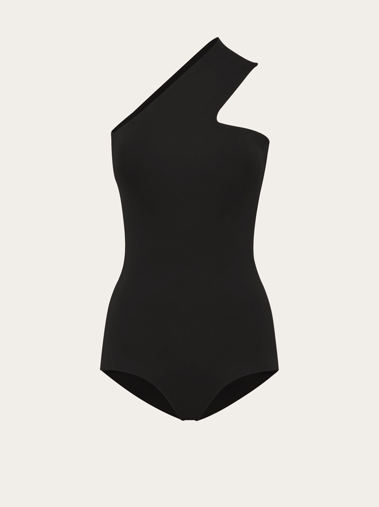 ONE SHOULDER BATHING SUIT - 1