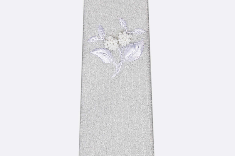 Dior Dior Oblique Embroidered Tie outlook
