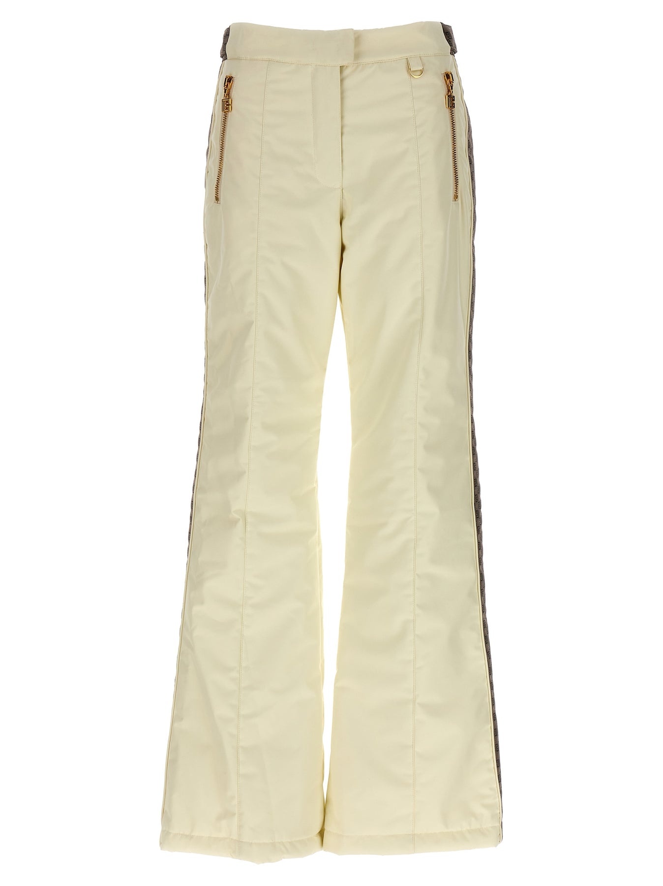 パンツ BALMAIN Women Straight Pants BF2PR030XH66GOZ White Balmain Ski Pants White | wananluxury | REVERSIBLE