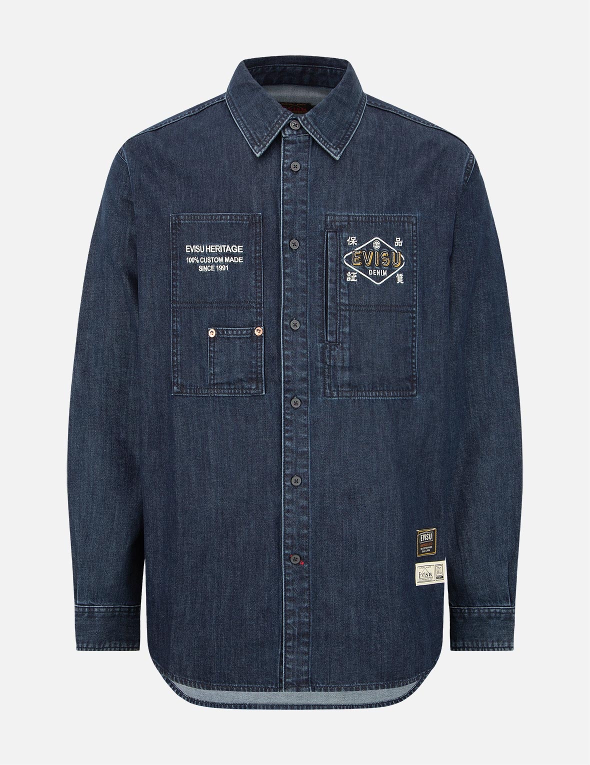 CLASSIC DAICOCK PRINT DENIM SHIRT - 2