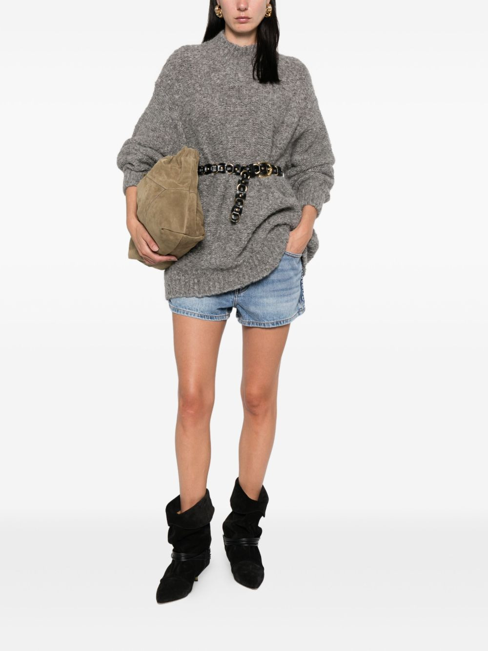 high-neck sweater - 2