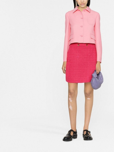 Valentino tweed mini skirt outlook