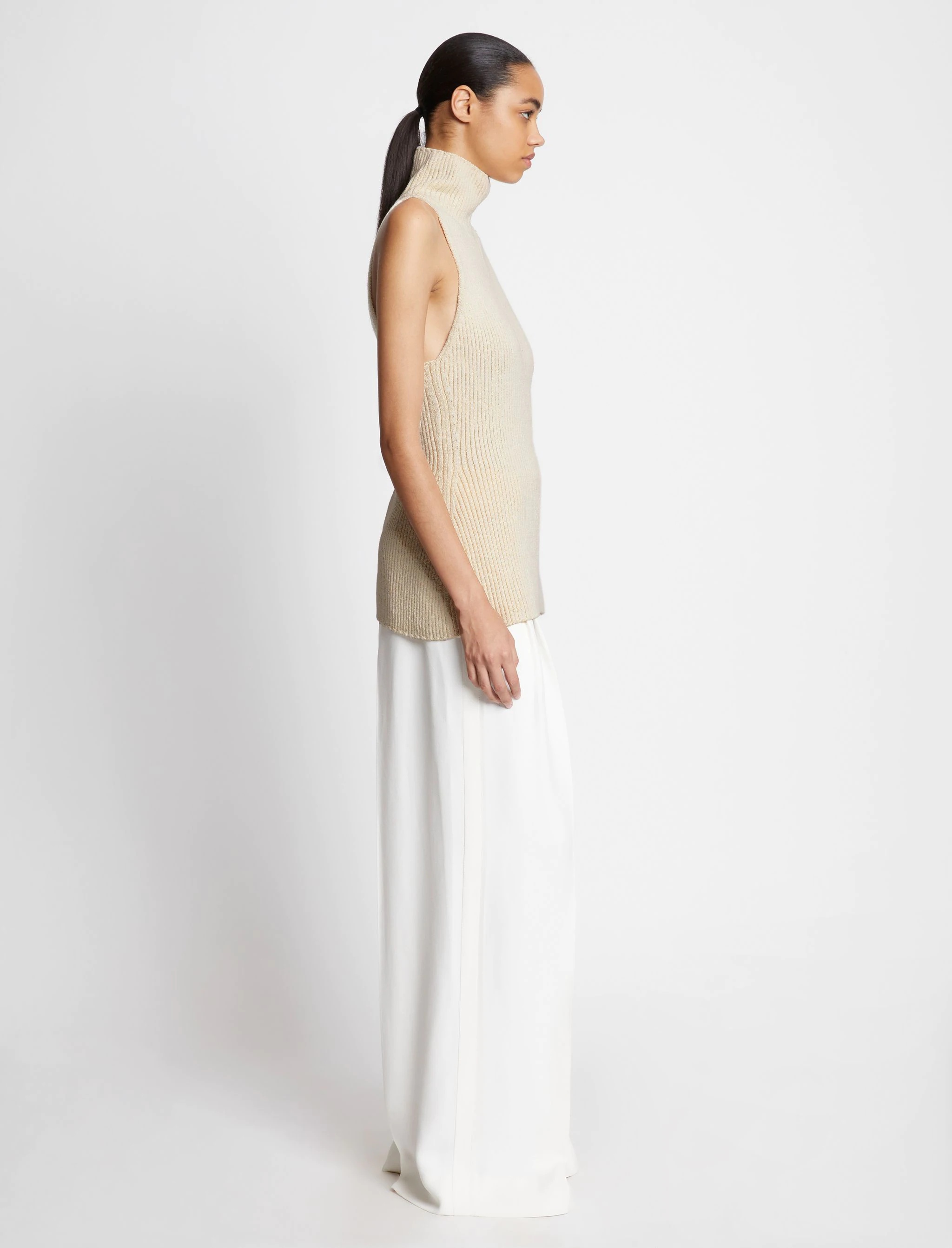 Cotton Rib Sleeveless Tank - 4