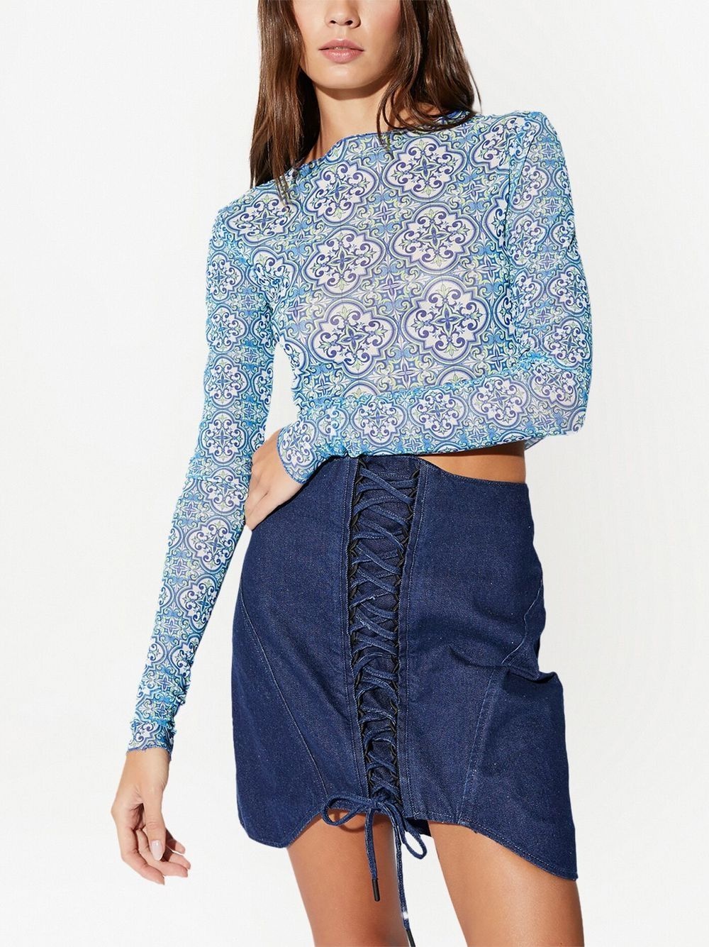 Tomas tile-print top - 5