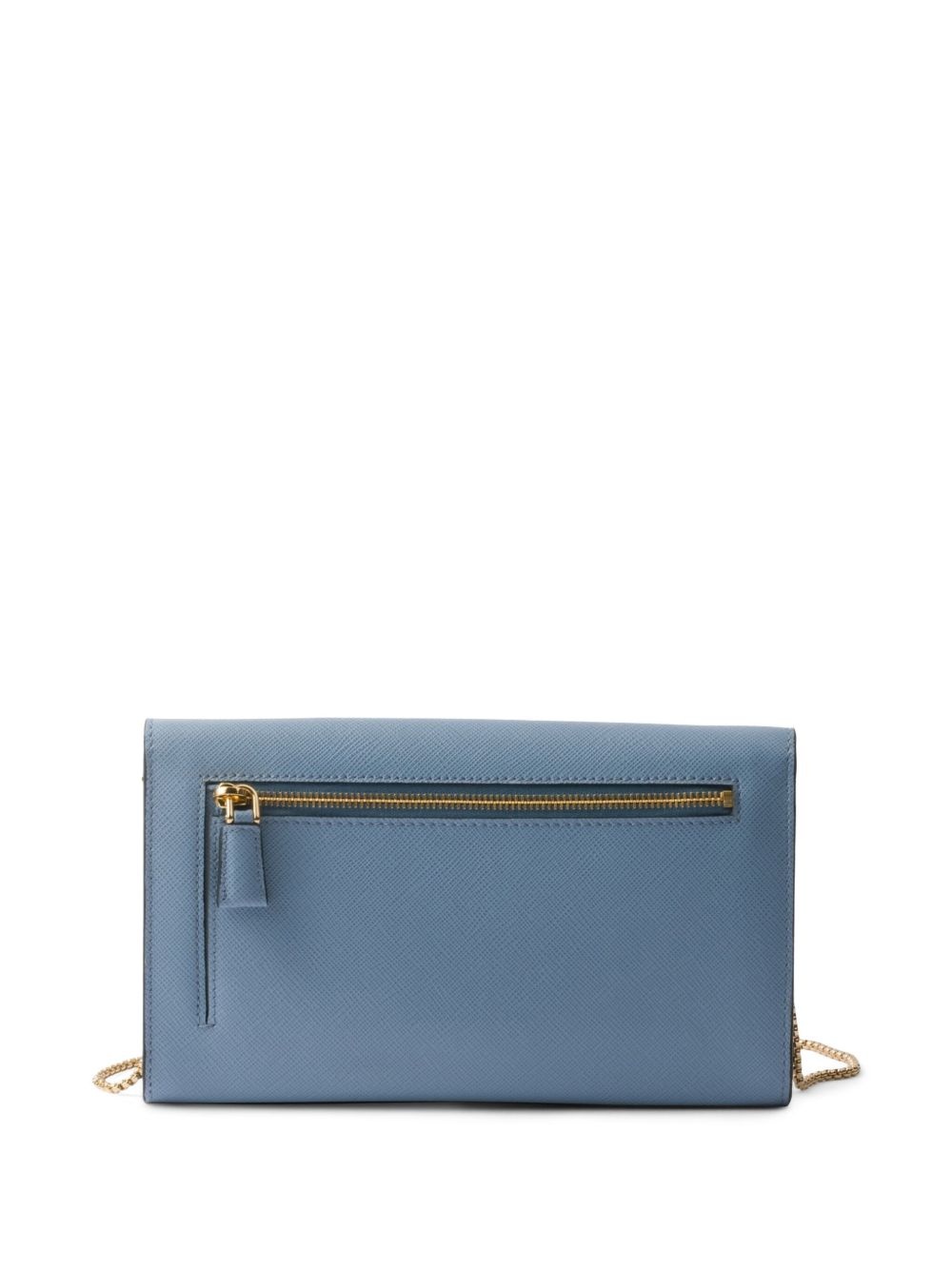 mini Saffiano leather clutch bag - 2
