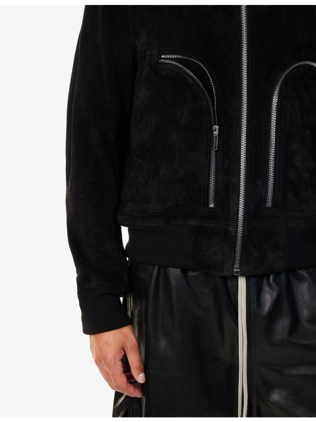 Bauhaus Flight Leather Bomber Jacket - 5