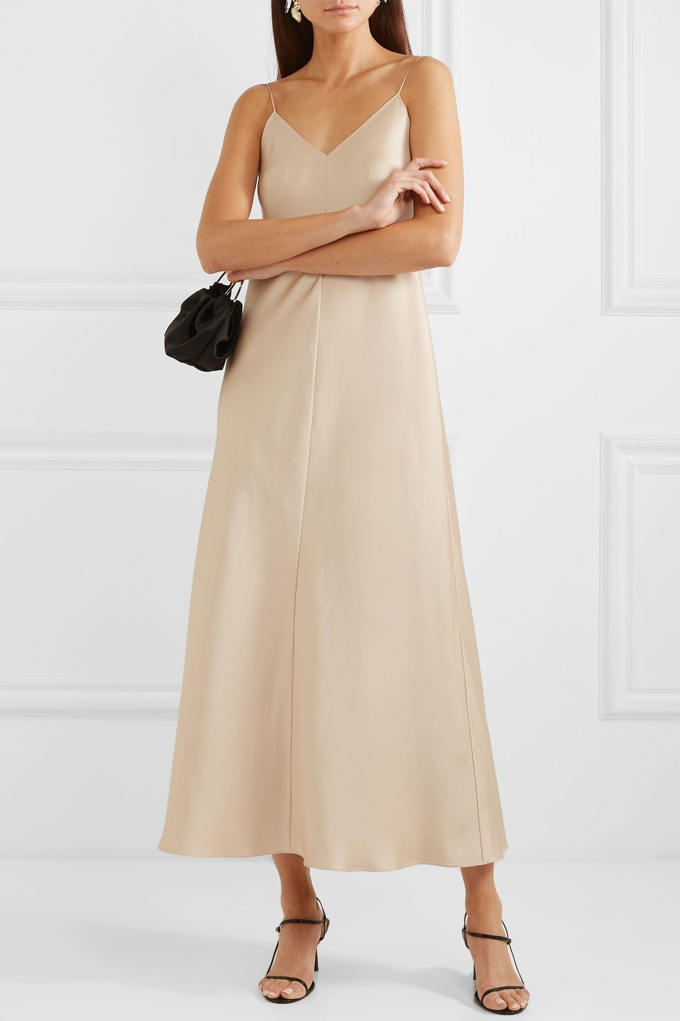 Guinevere silk-satin maxi dress - 2