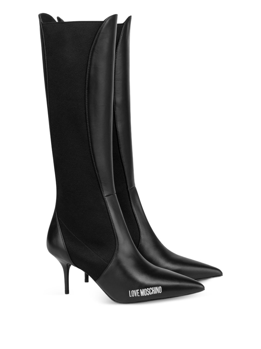 leather knee-high boots - 2
