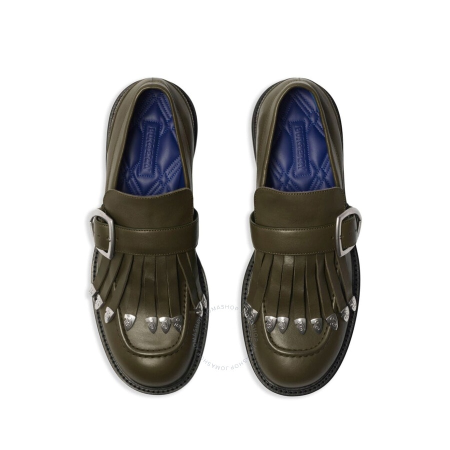 Burberry Cobble Fringe Loafers - 2