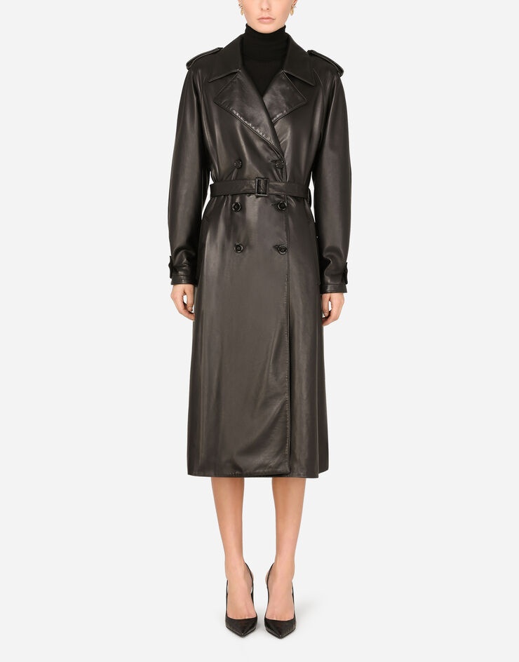 Plongé lambskin trench coat - 1