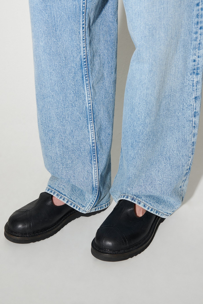 Camden Shoe Car Tire Black Leather 6