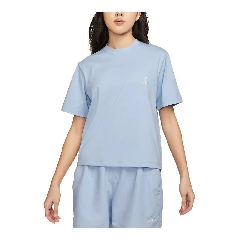 (WMNS) Nike ACG Logo Tee 'Baby Blue' DJ3647-415 - 1