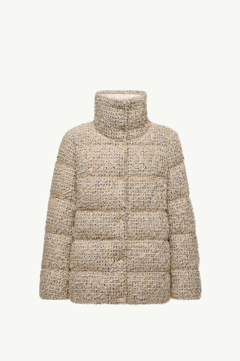 Cochelle Tweed Short Down Jacket 1