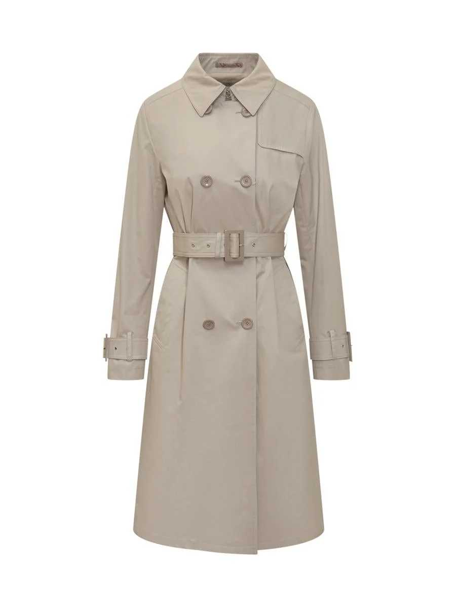 Herno Double-Breasted Trench Coat - 1