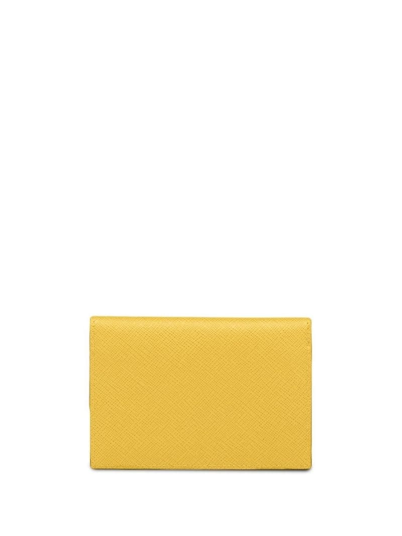 Saffiano leather clutch bag - 2