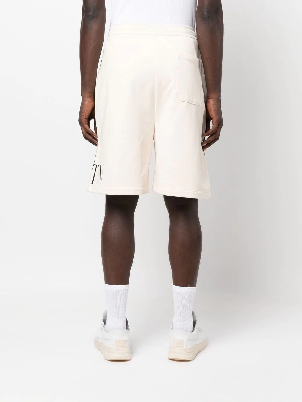 VLTN two-tone track shorts - 4