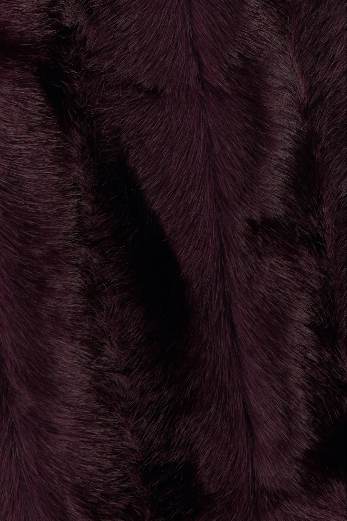Purple eco fur scarf - 3