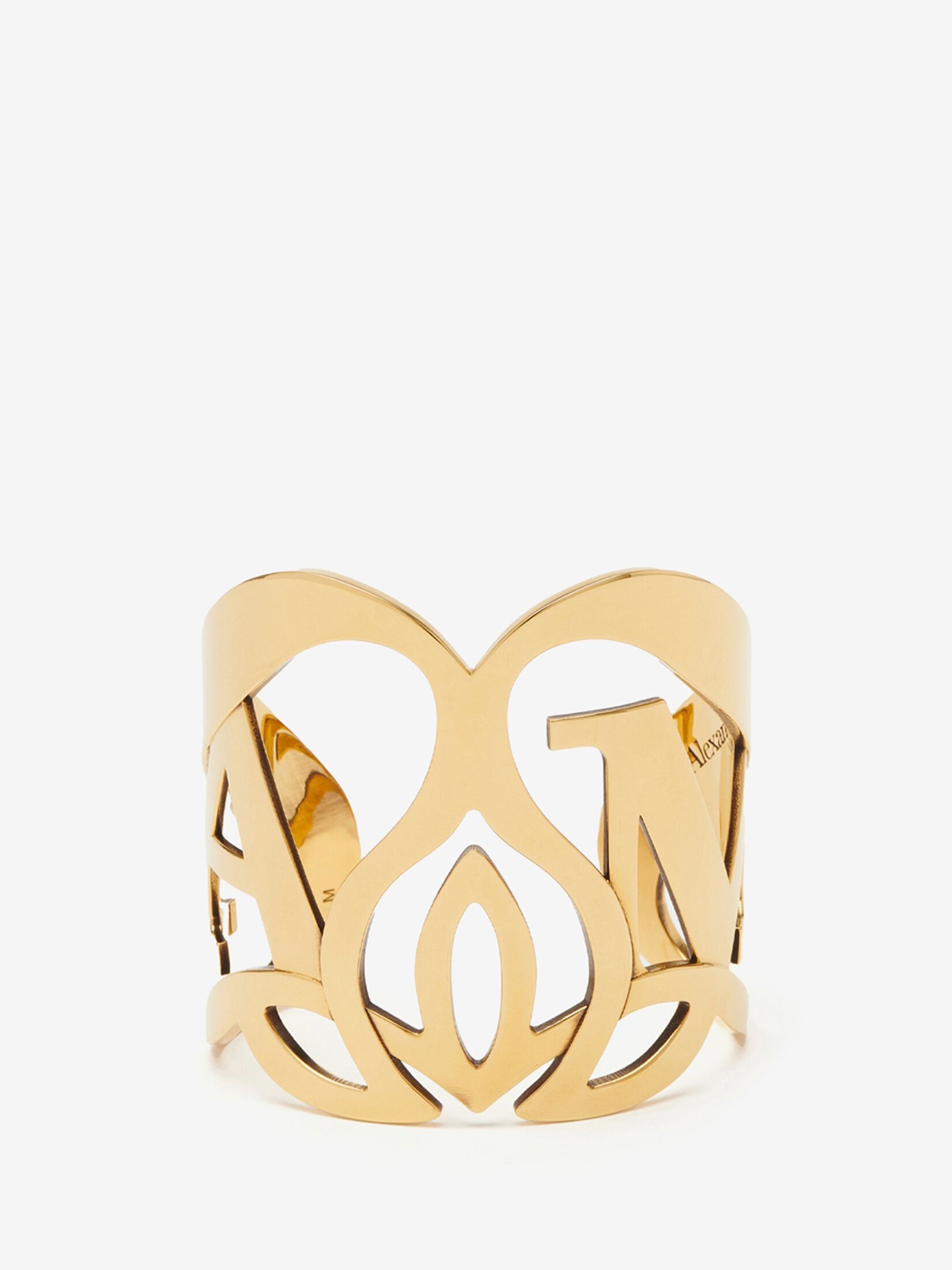 Women's Seal Logo Cuff in Gold - 1