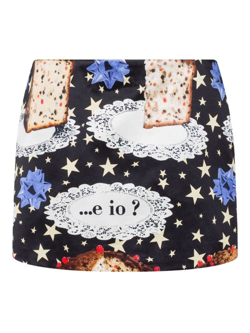 printed mini skirt 1