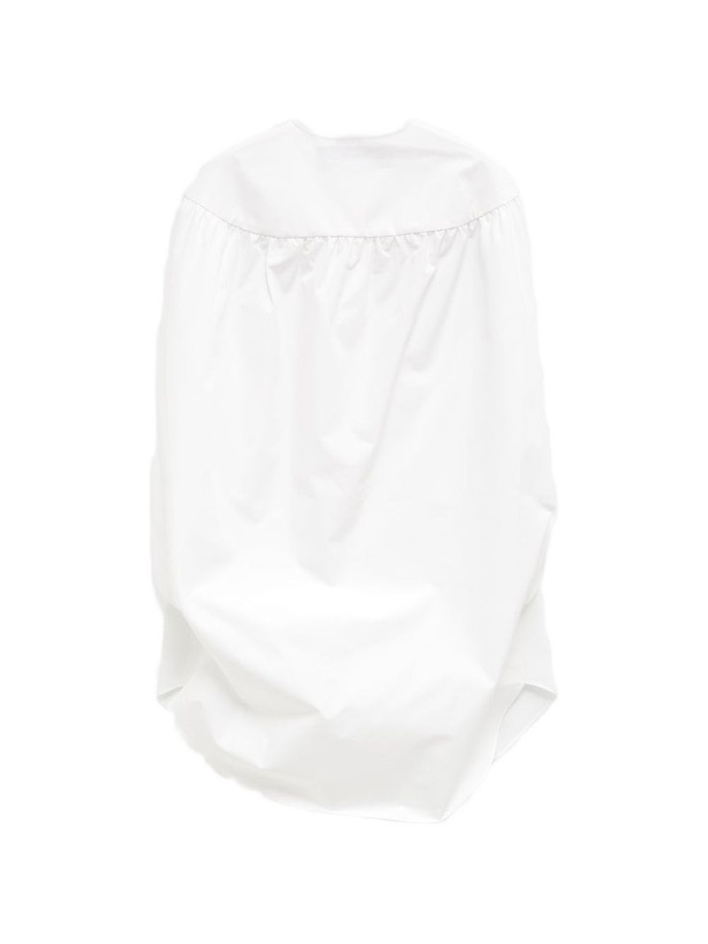 JACQUEMUS Berlingot gathered shirt dress outlook