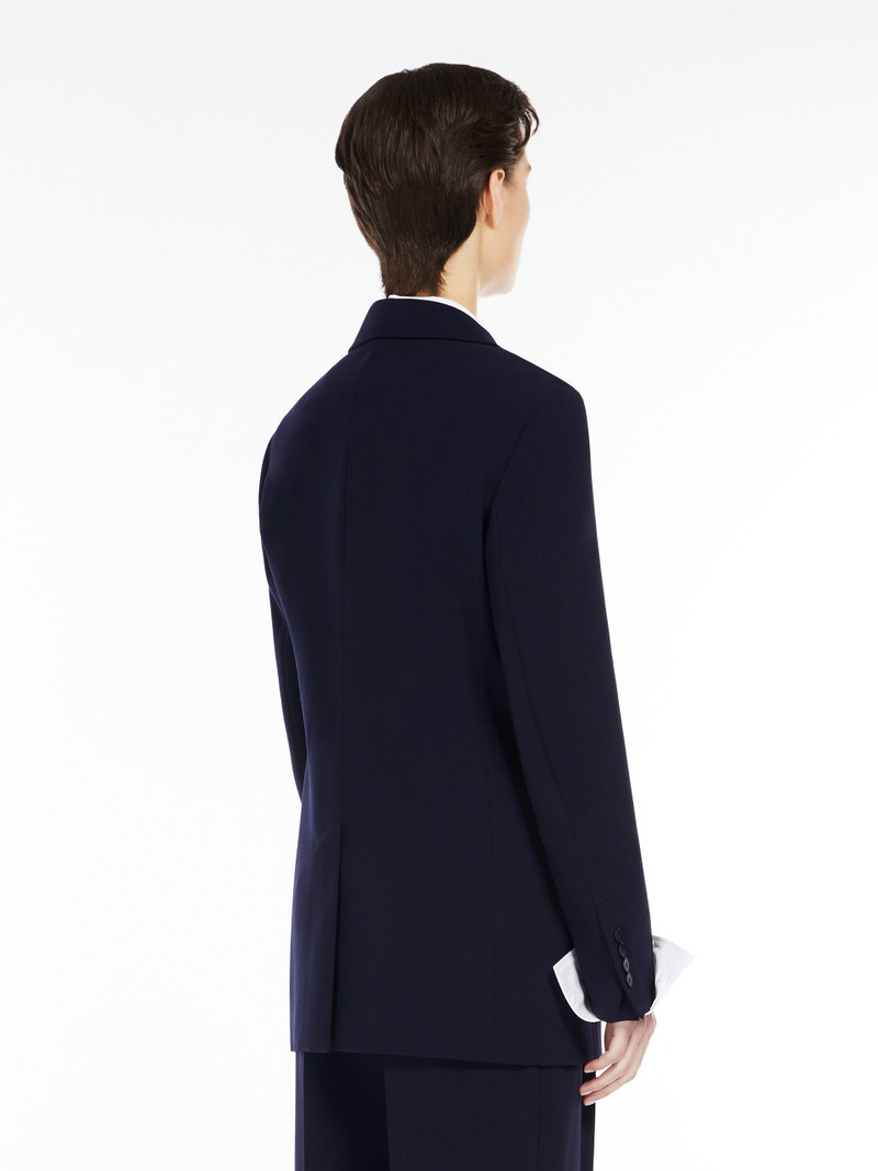 PEPLI Single-breasted wool cady blazer 4