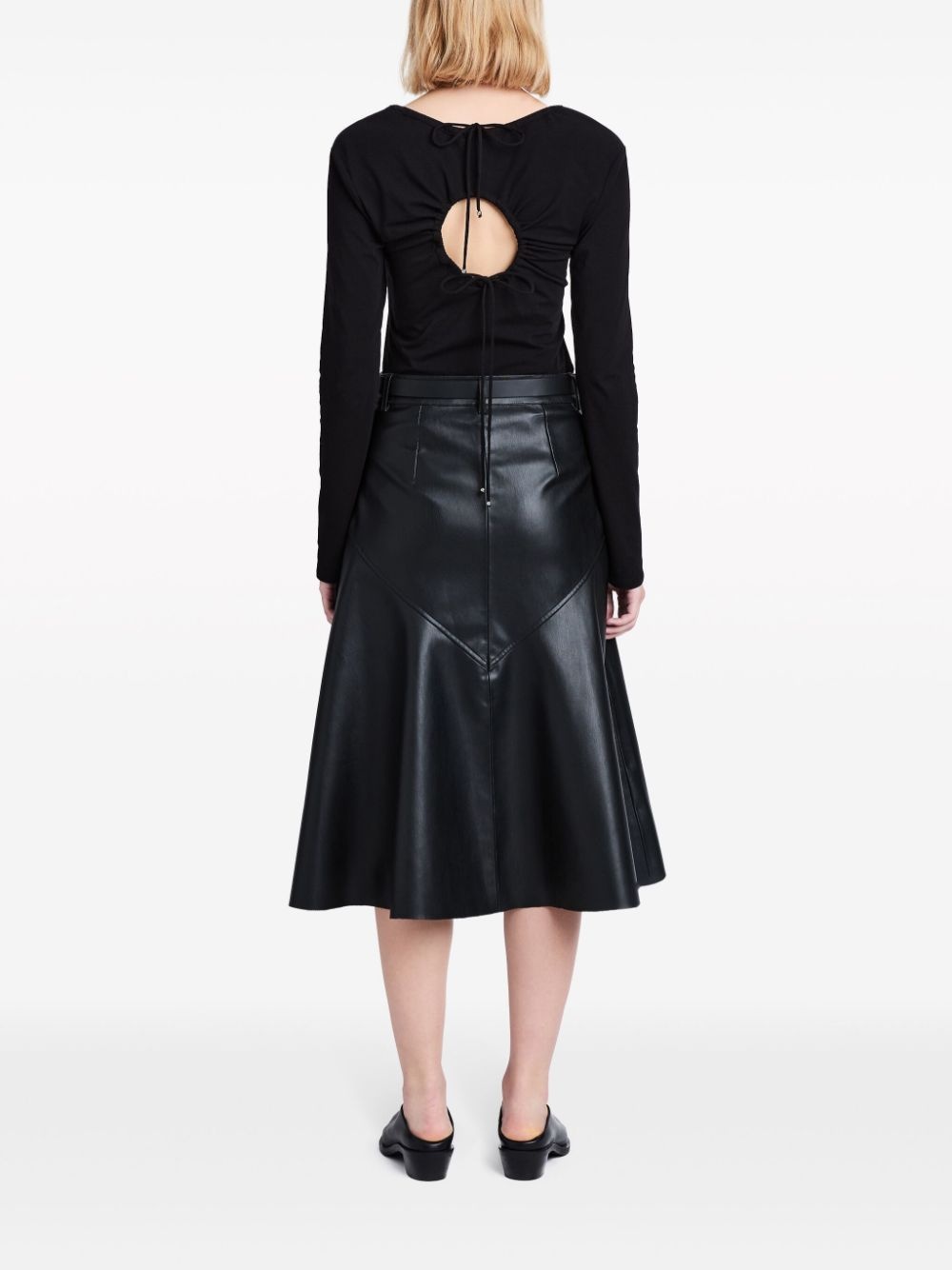 Sophia cut-out ruched top - 4