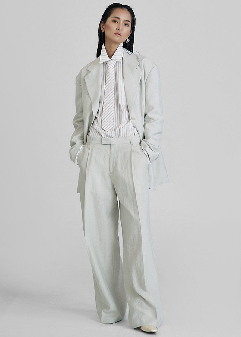Connahy Tie Neck Shirt - White 8