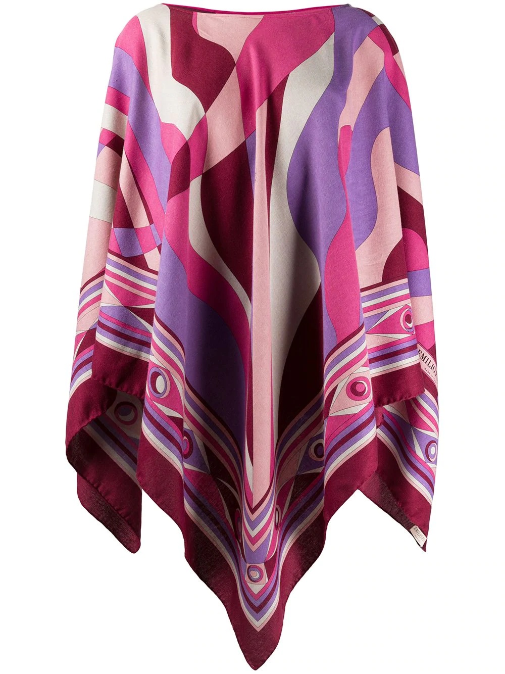 Occhi-print poncho - 1