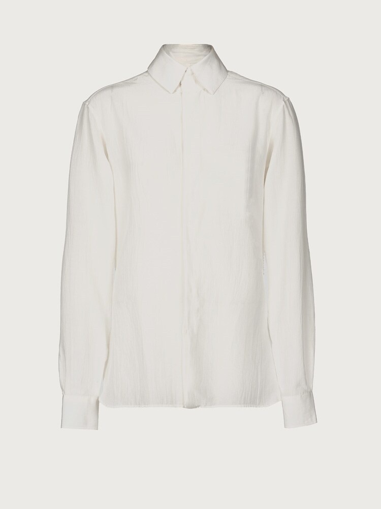COTTON AND SILK SHIRT - 1