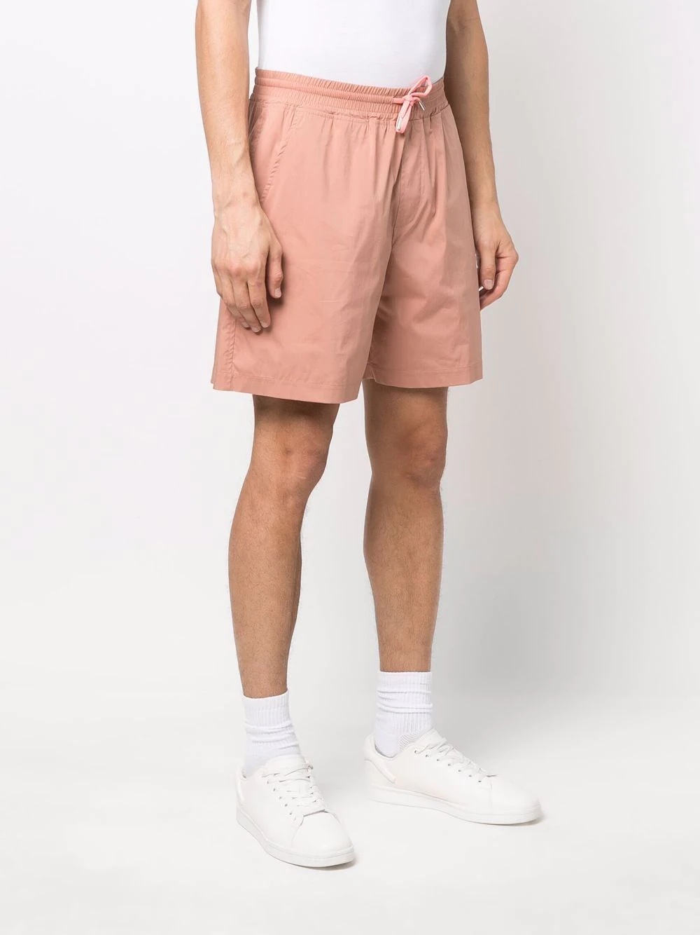 straight-leg track shorts - 3