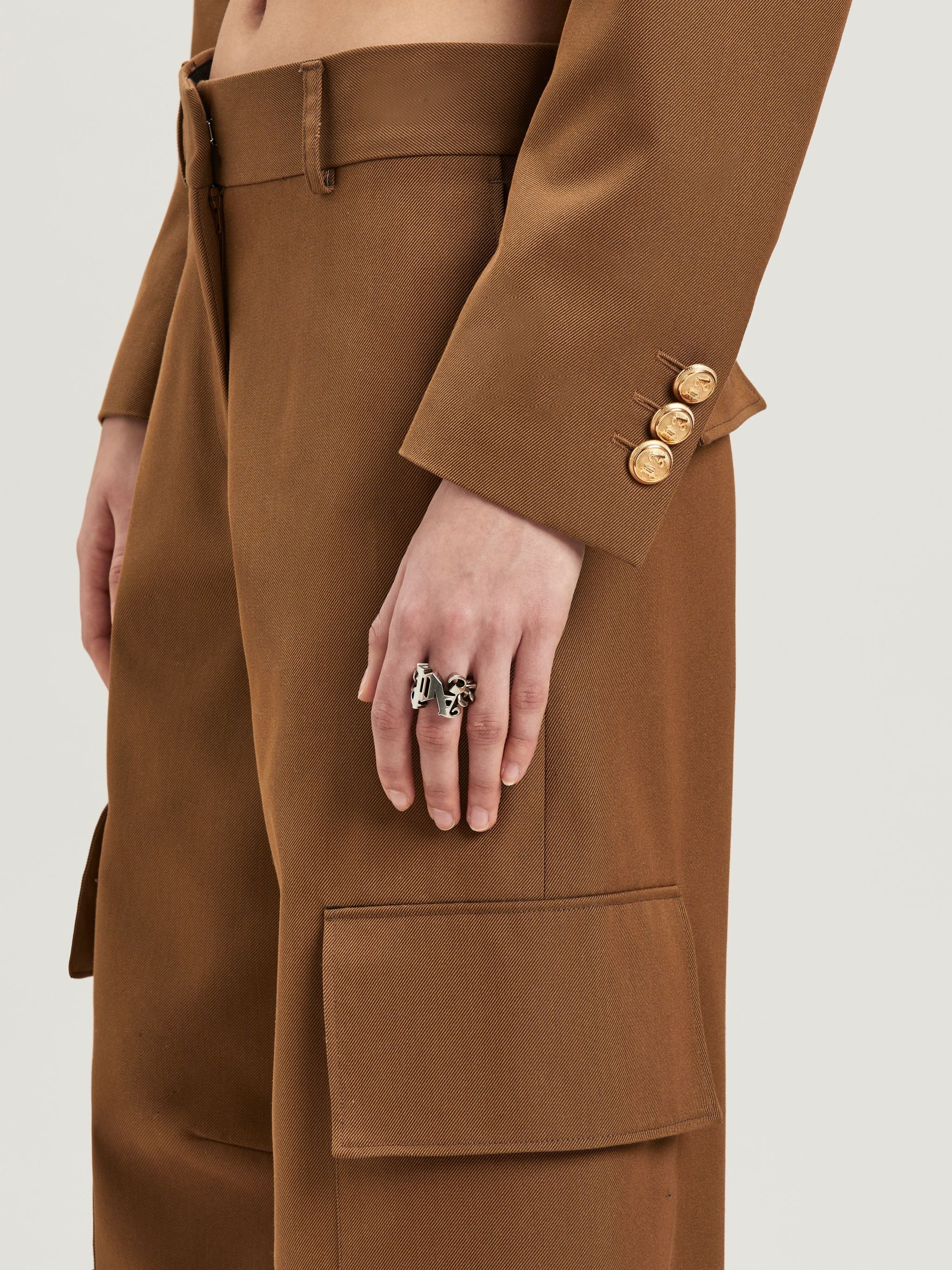 Monogram Chain Ring - 3