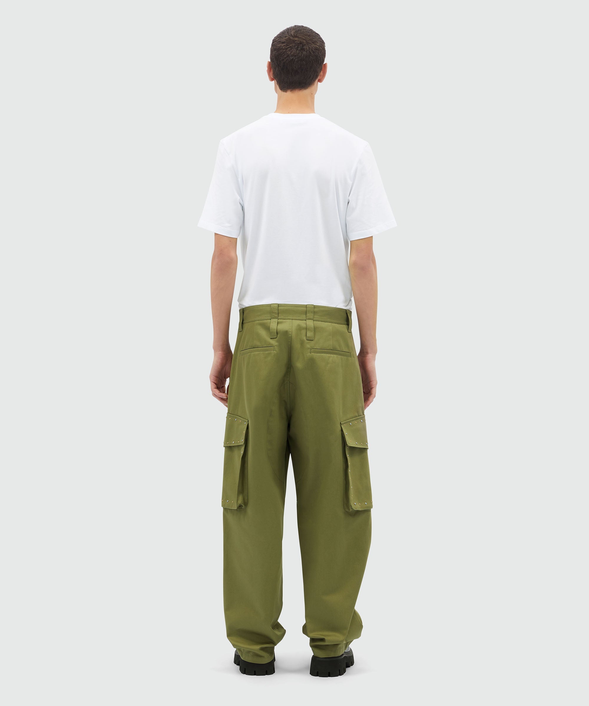 Cargo pants with multicolor studs - 3