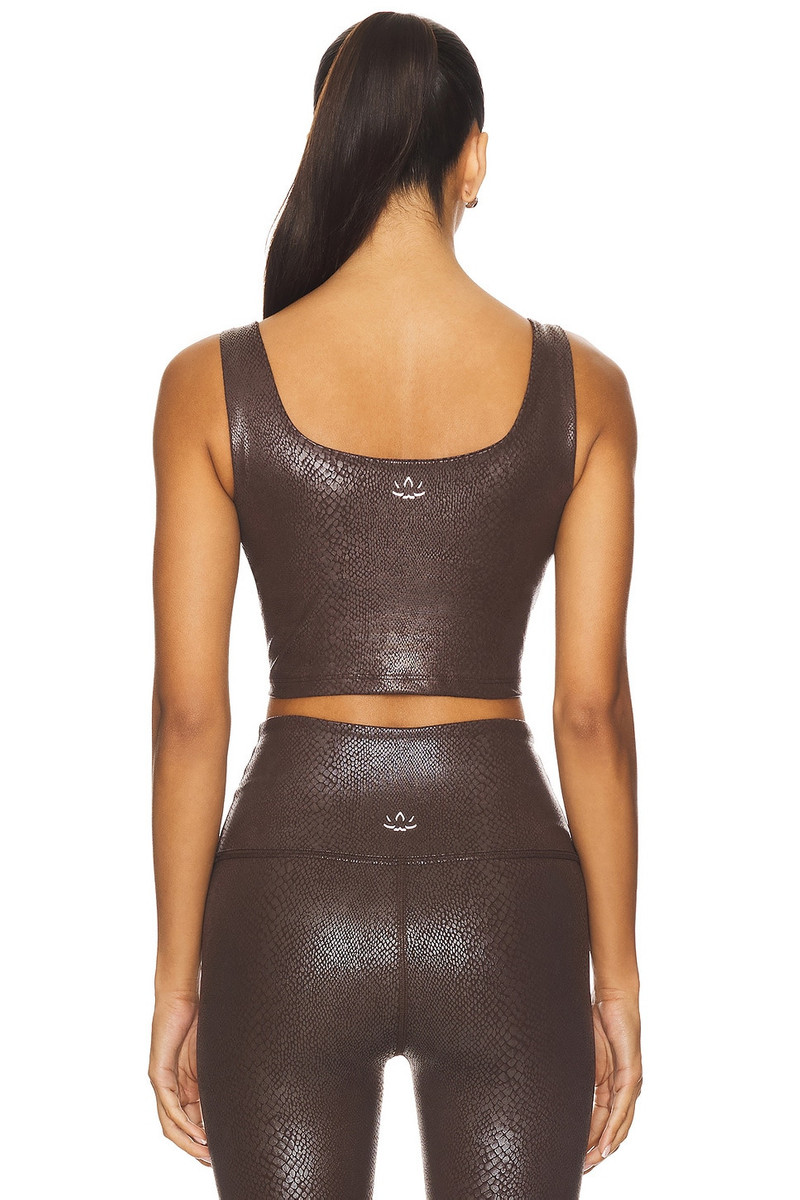 BEYOND YOGA Power Shine Sport + Street Cropped Tank Top outlook