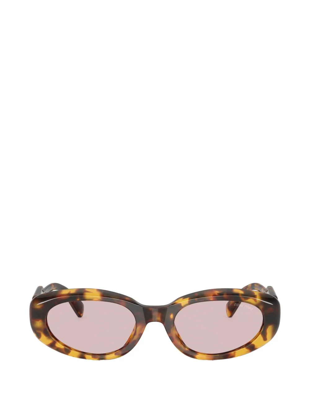 oval-frame sunglasses - 1