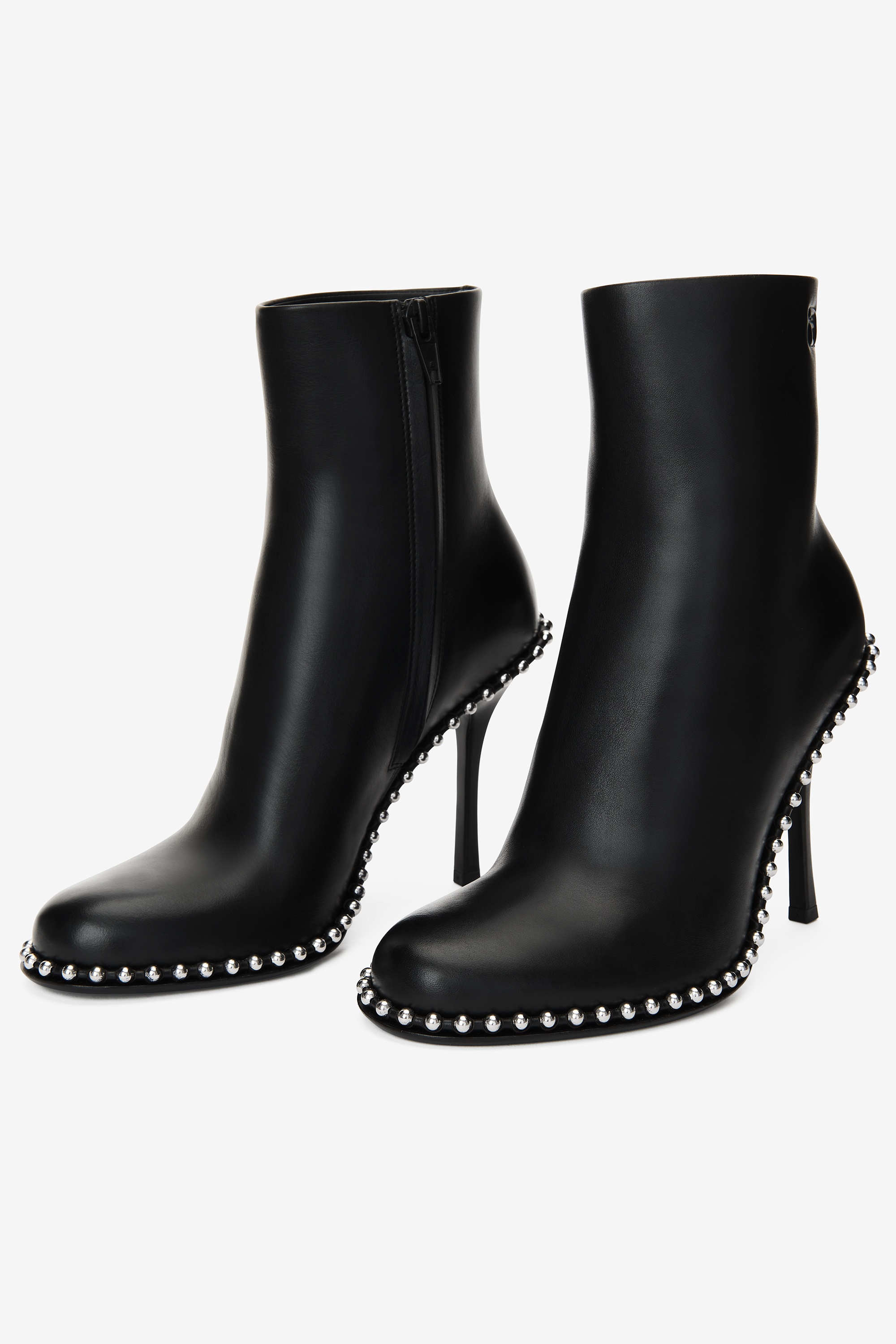 nova round toe ankle boot in leather - 2