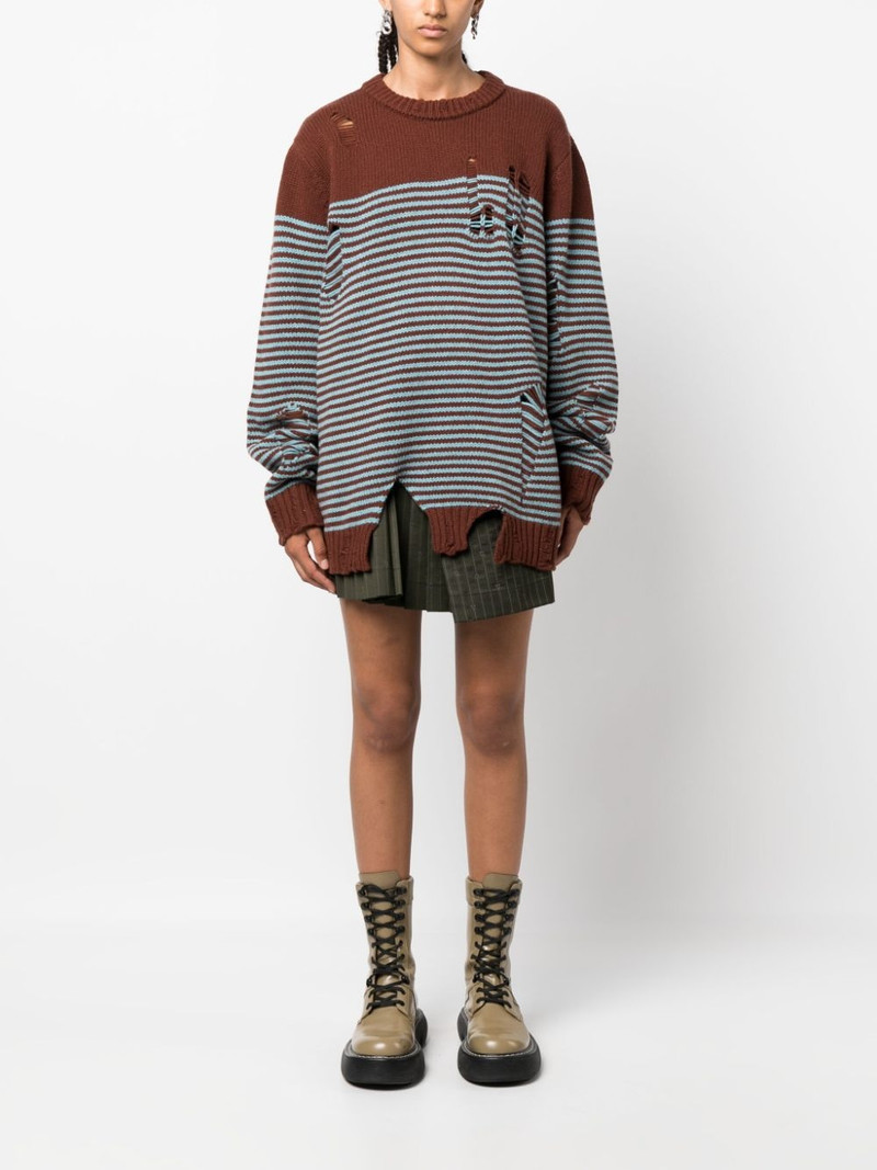 distressed striped jumper 3