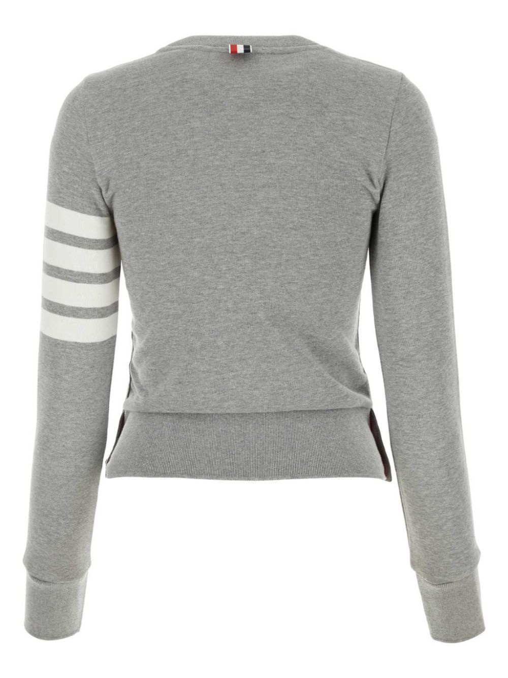 four-bar stripe cotton sweatshirt - 2